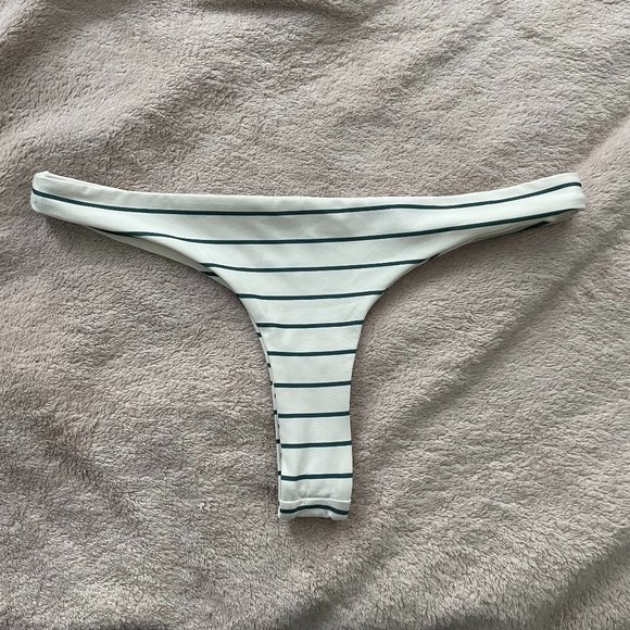 Stone Fox Swim Other - Stone Fox Swim Coconut Stripe Bottom